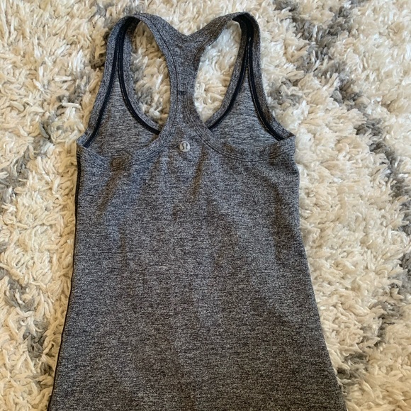 Gray Lululemon Racer Back Tank - Picture 2 of 2